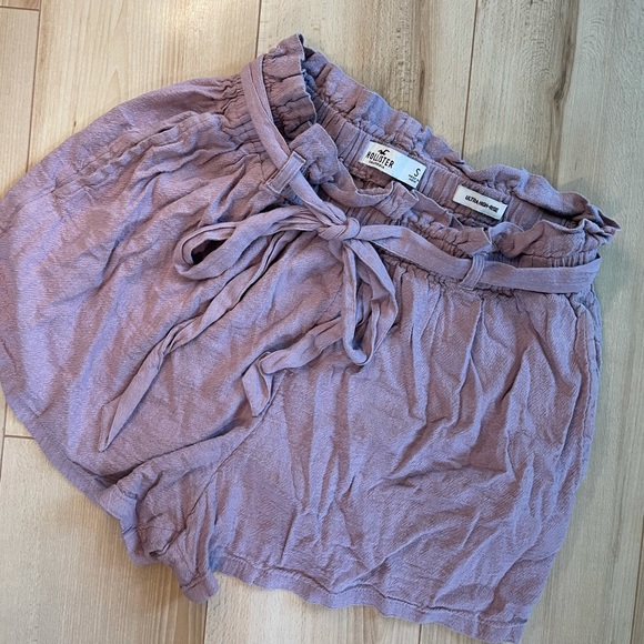 Lilac Hollister Linen Summer Shorts - Picture 3 of 5